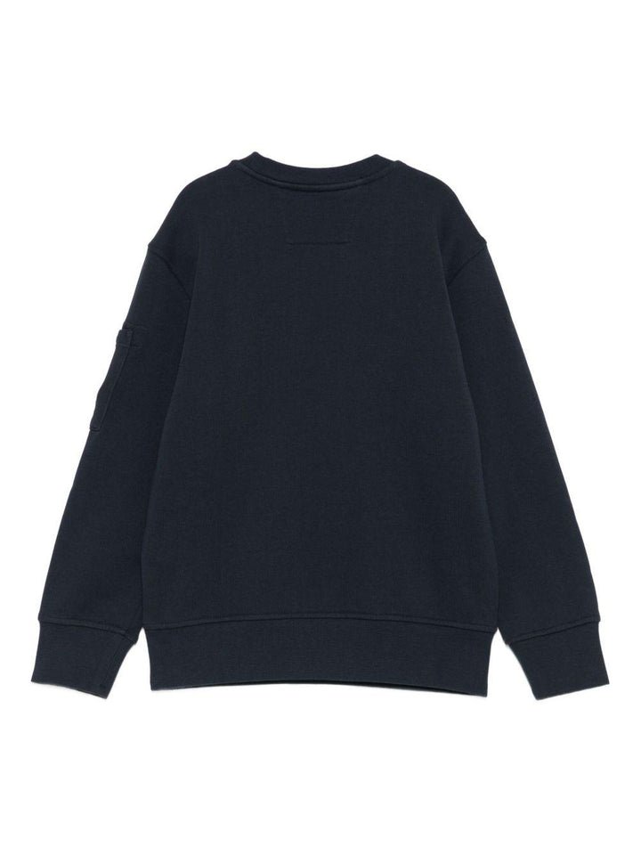 Felpa blu scuro per bambino CMF00XLCA76 41150 C.P Company Kids 