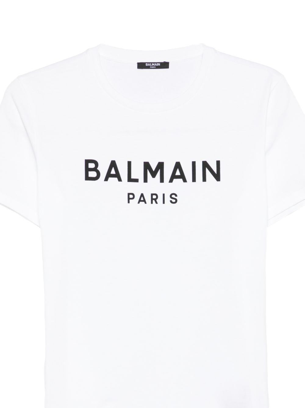 T-shirt bianca per bambino BY8R11Z3672 100NE Balmain Kids 
