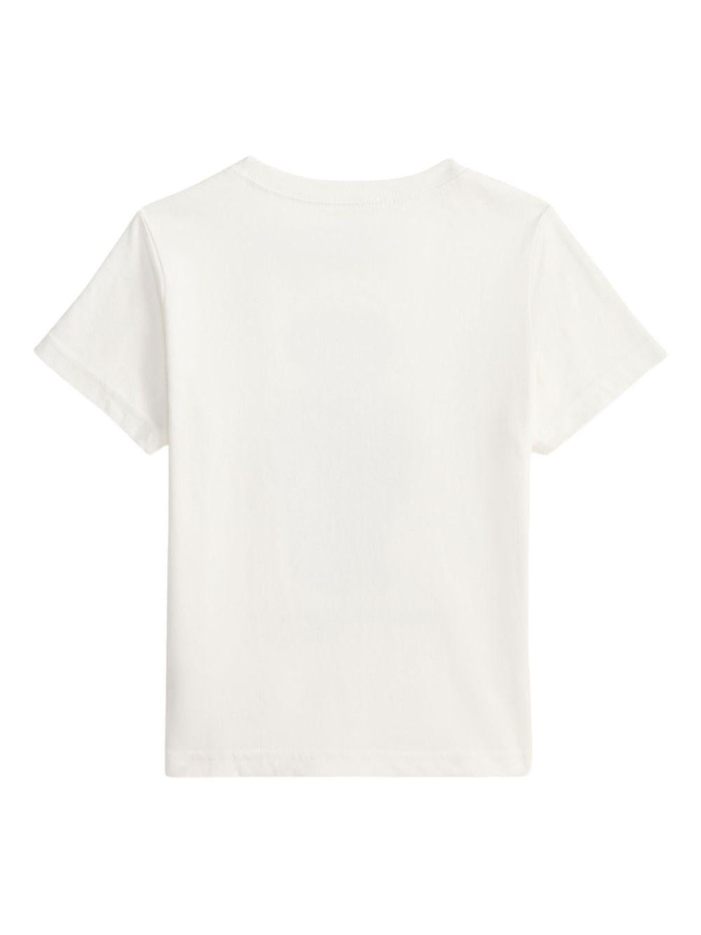 T-shirt bianco per bambino 322P00508 001 Ralph Lauren Kids 