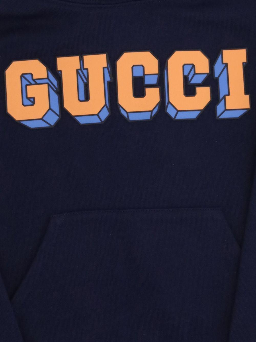 Felpa blu scuro per bambino 773379XJHB9 4392 Gucci Kids 