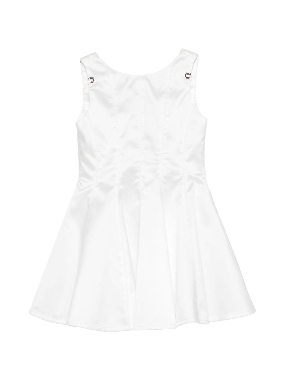 Abito bianco per bambina EFAB6550TV032 0004 Elisabetta Franchi Kids 