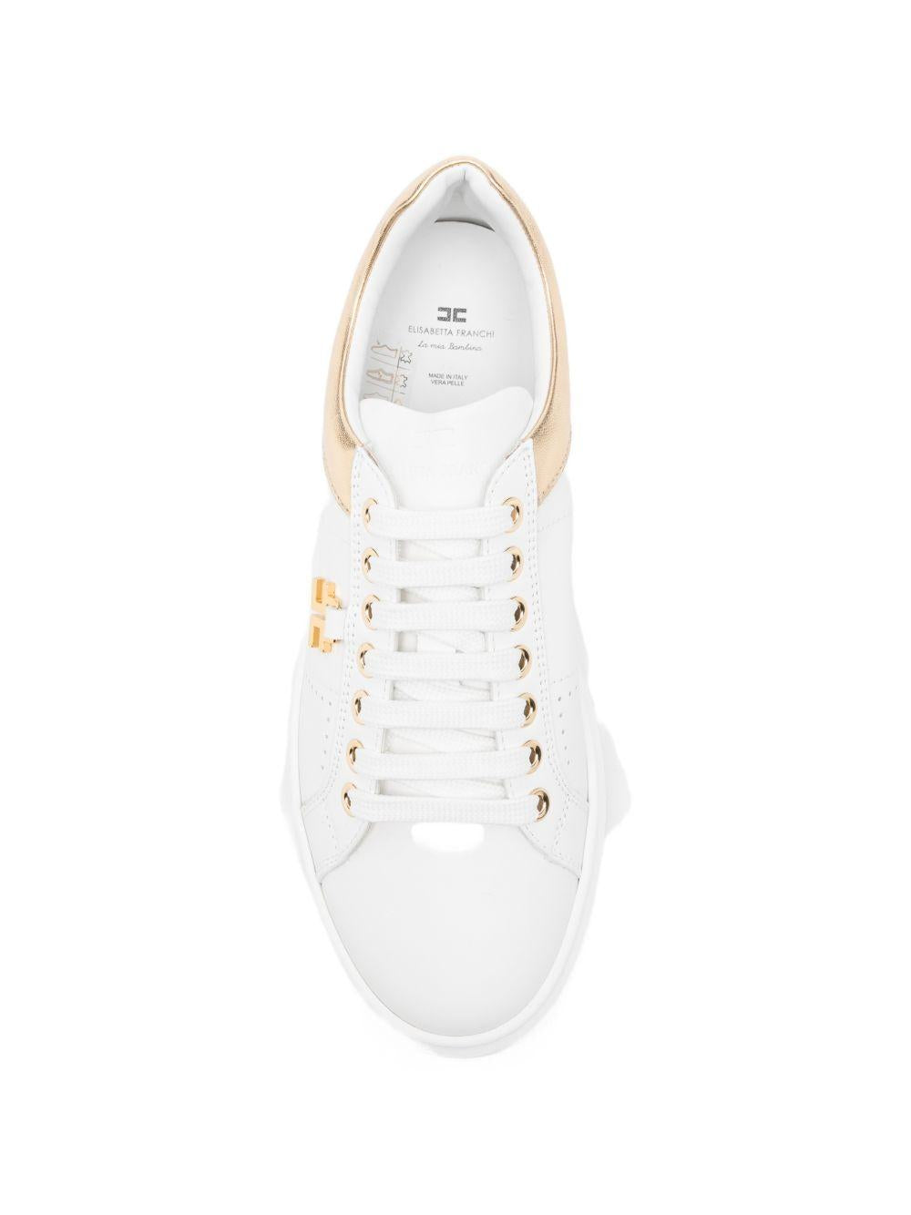 Sneakers bianche per bambina F4A9E05060092 B093 Elisabetta Franchi Kids 
