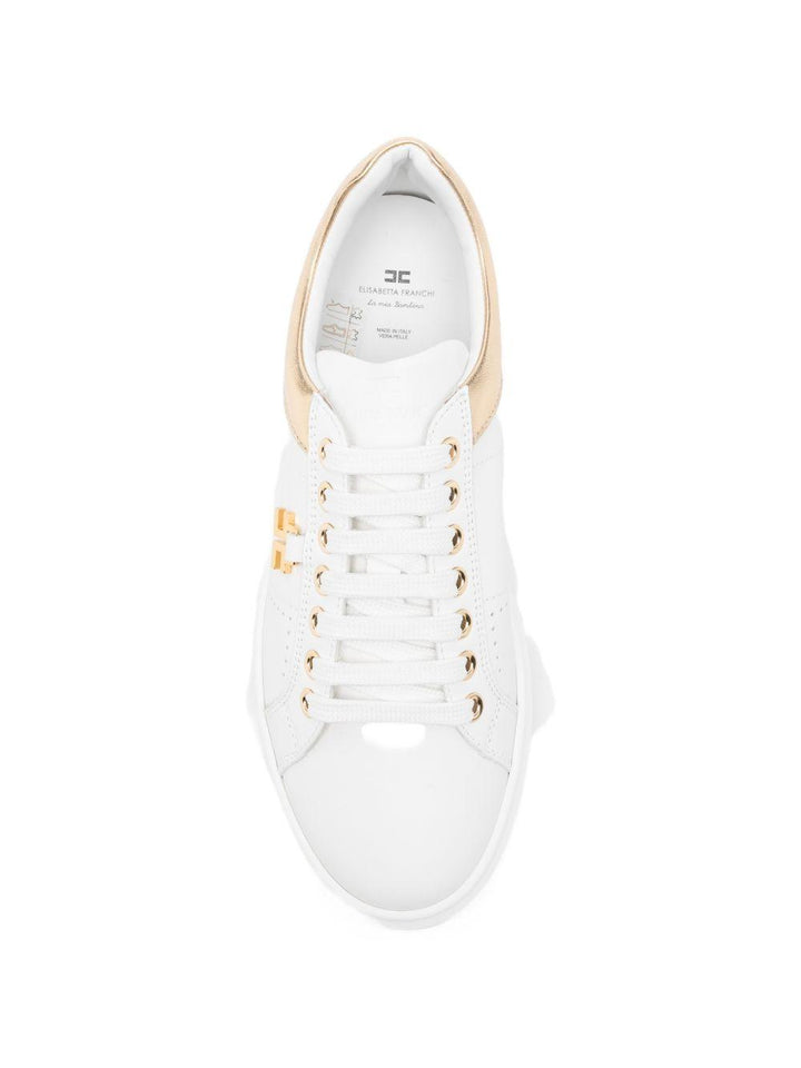Sneakers bianche per bambina F4A9E05060092 B093 Elisabetta Franchi Kids 
