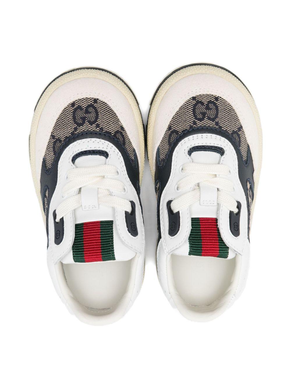 Sneakers bianca/blu per bambino 795814AAE2S 9554 Gucci Kids 