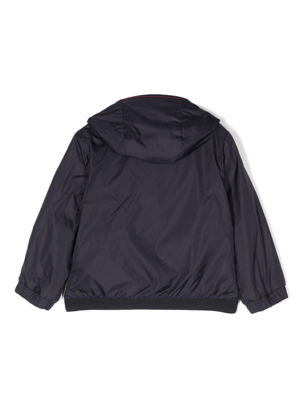 Giubbotto blu scuro per neonato 9511A0002253A5E 742 Moncler Kids 