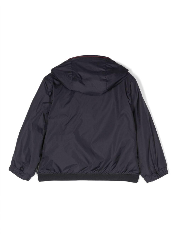 Giubbotto blu scuro per neonato 9511A0002253A5E 742 Moncler Kids 