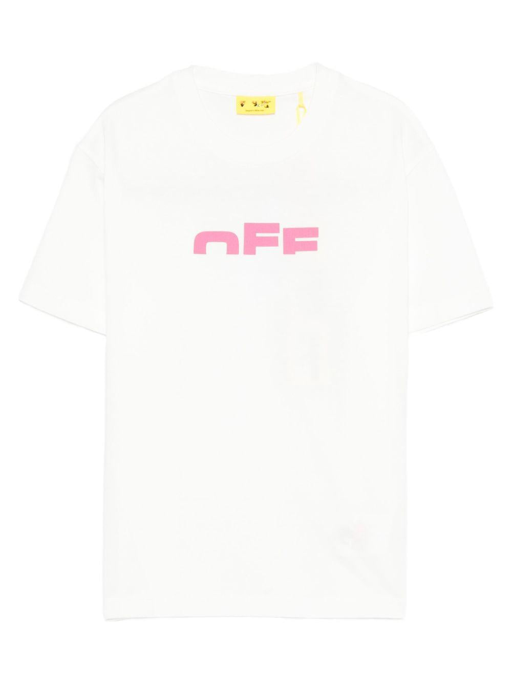 T-shirt bianca per bambino OGAA001F25JER002 0132 Off White Kids 