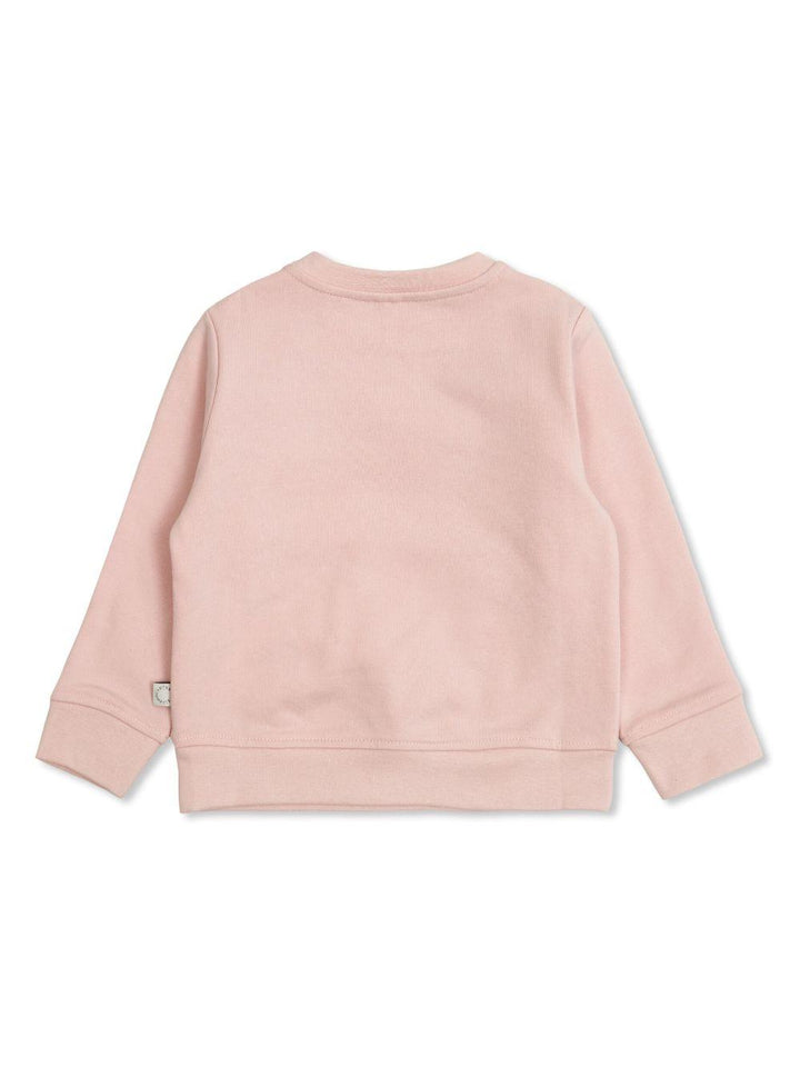 Light pink sweatshirt for baby girl