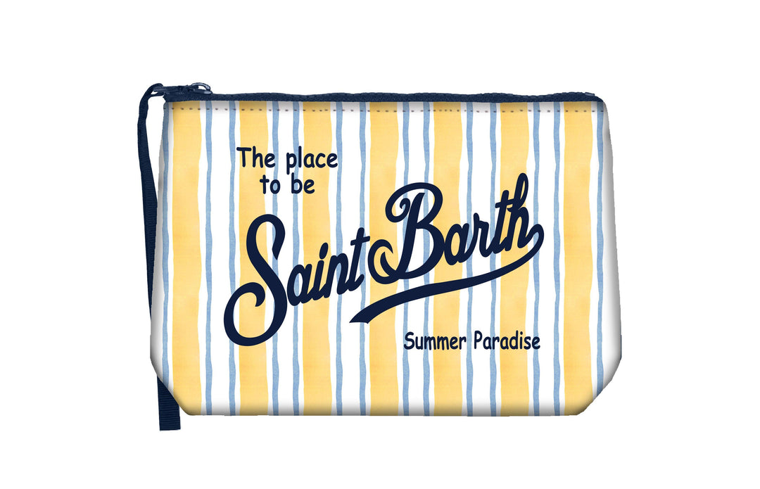 Pochette bianco/azzurro/giallo per bambina ALIN001 03281L MC2 Saint Barth Kids 