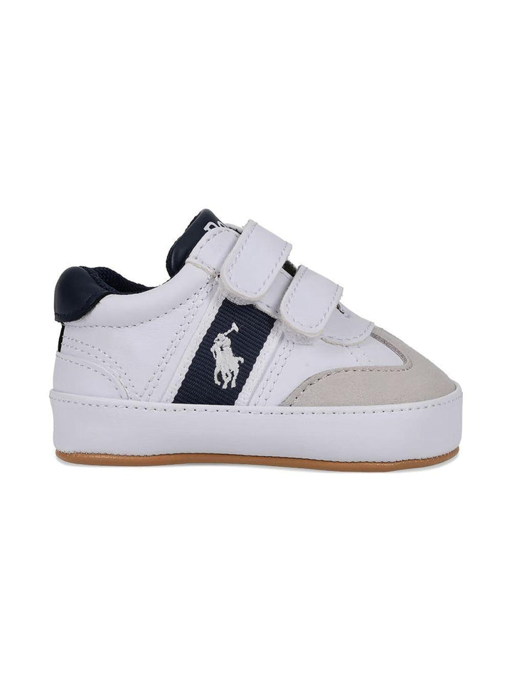 Sneakers bianche/blu per neonato RL03387101 HER Ralph Lauren Kids 
