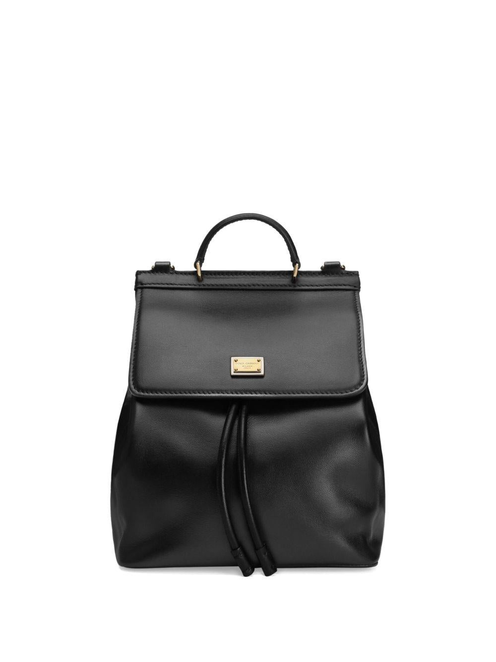 Zaino nero per bambina EB0264A1065 80999 Dolce & Gabbana Kids 