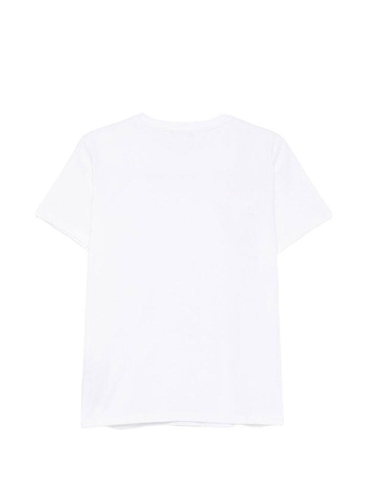 T-shirt bianca per bambino BY8Q21Z3672 100NE Balmain Kids 