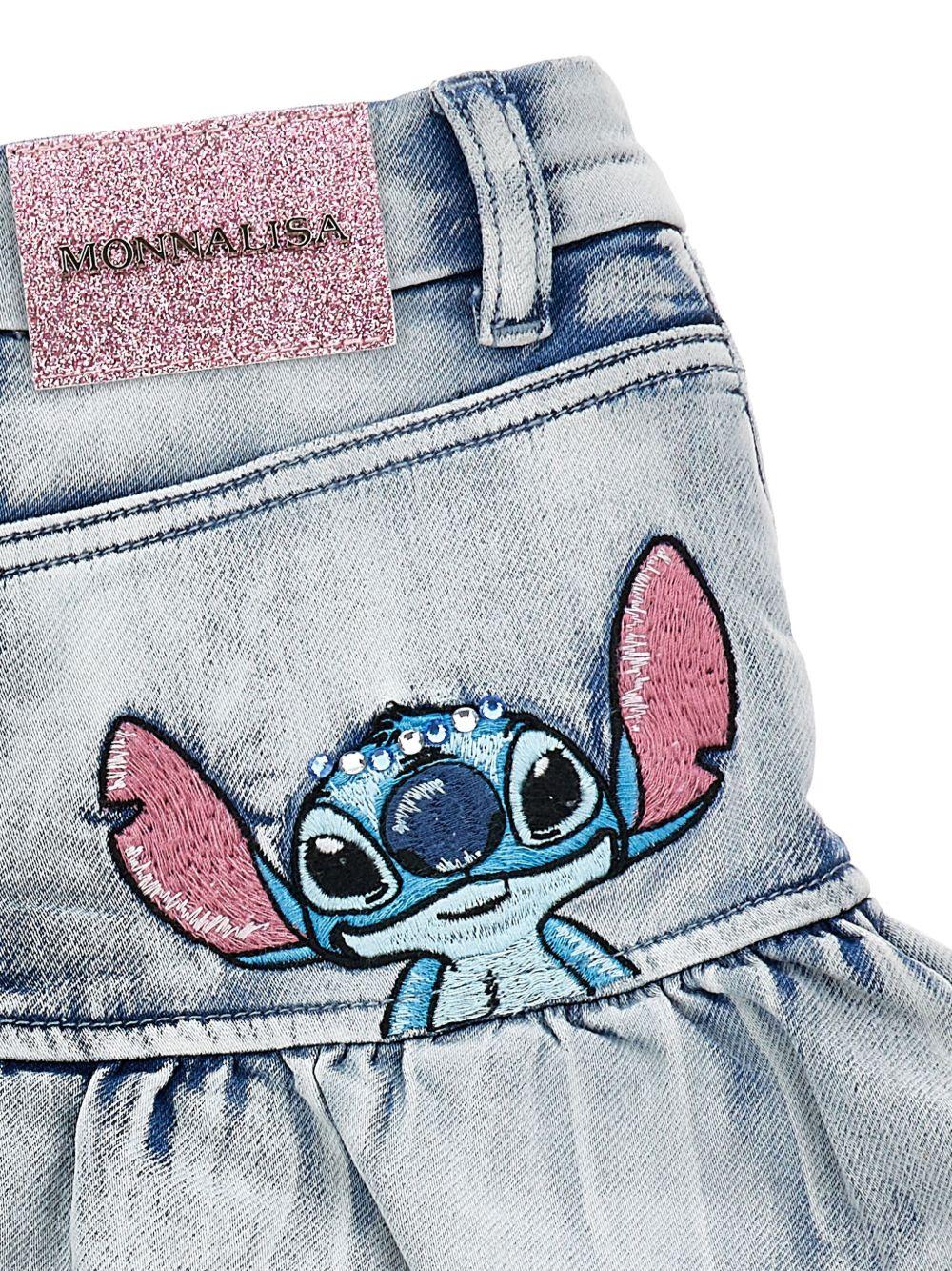Gonna azzurro chiaro per bambina