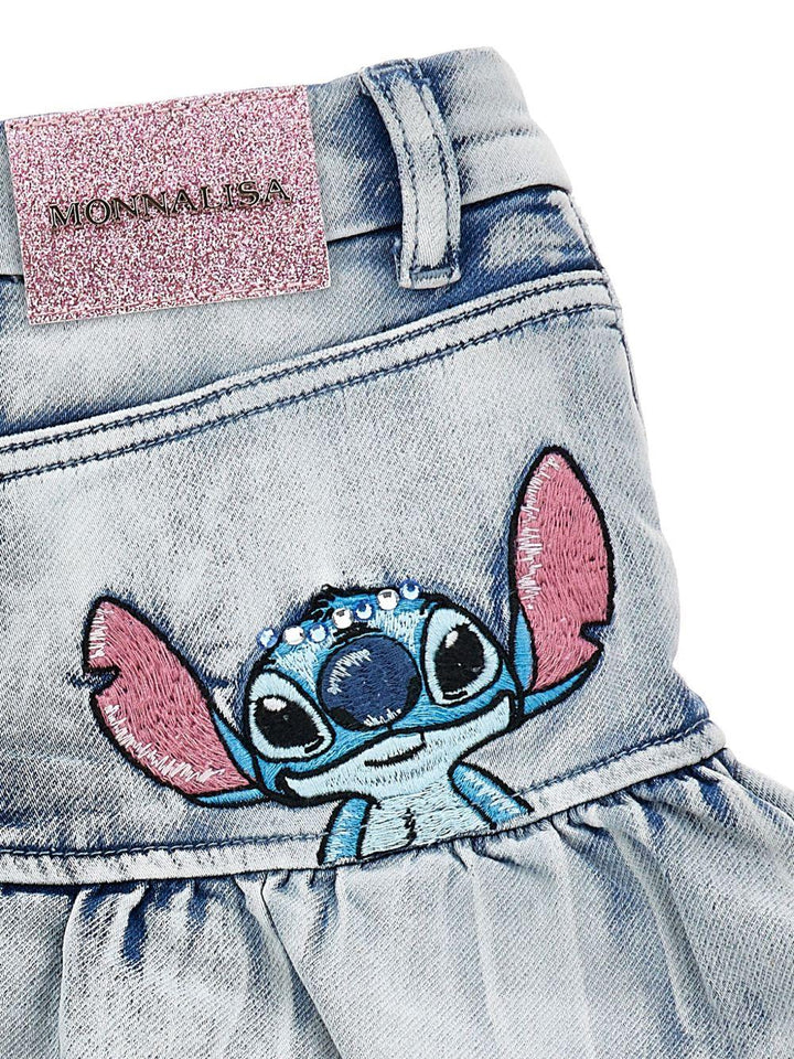 Gonna azzurro chiaro per bambina