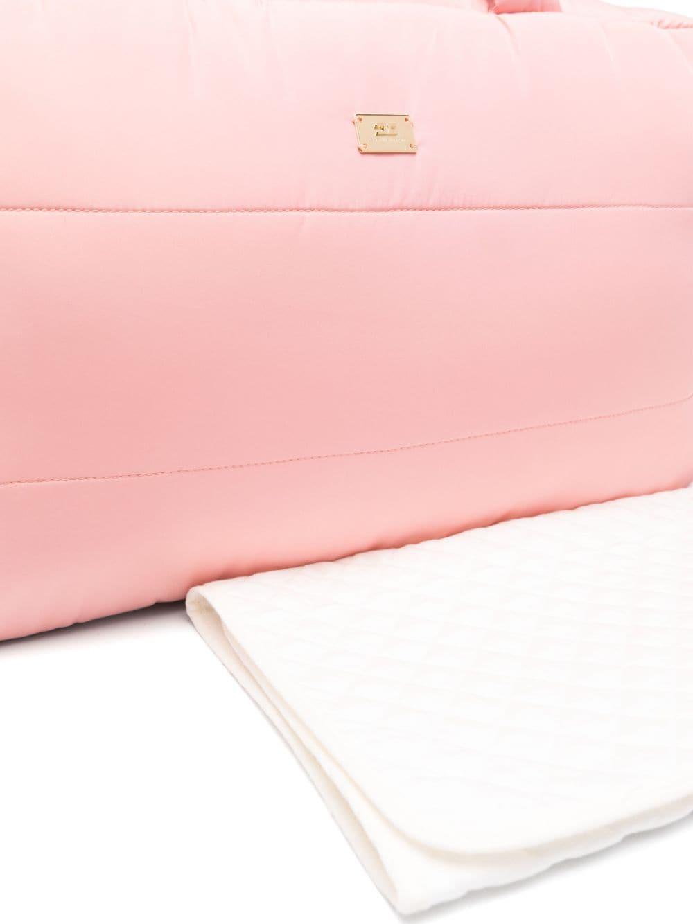 Borsa mamma rosa con logo ENBO0230NY167 C021 Elisabetta Franchi Kids 