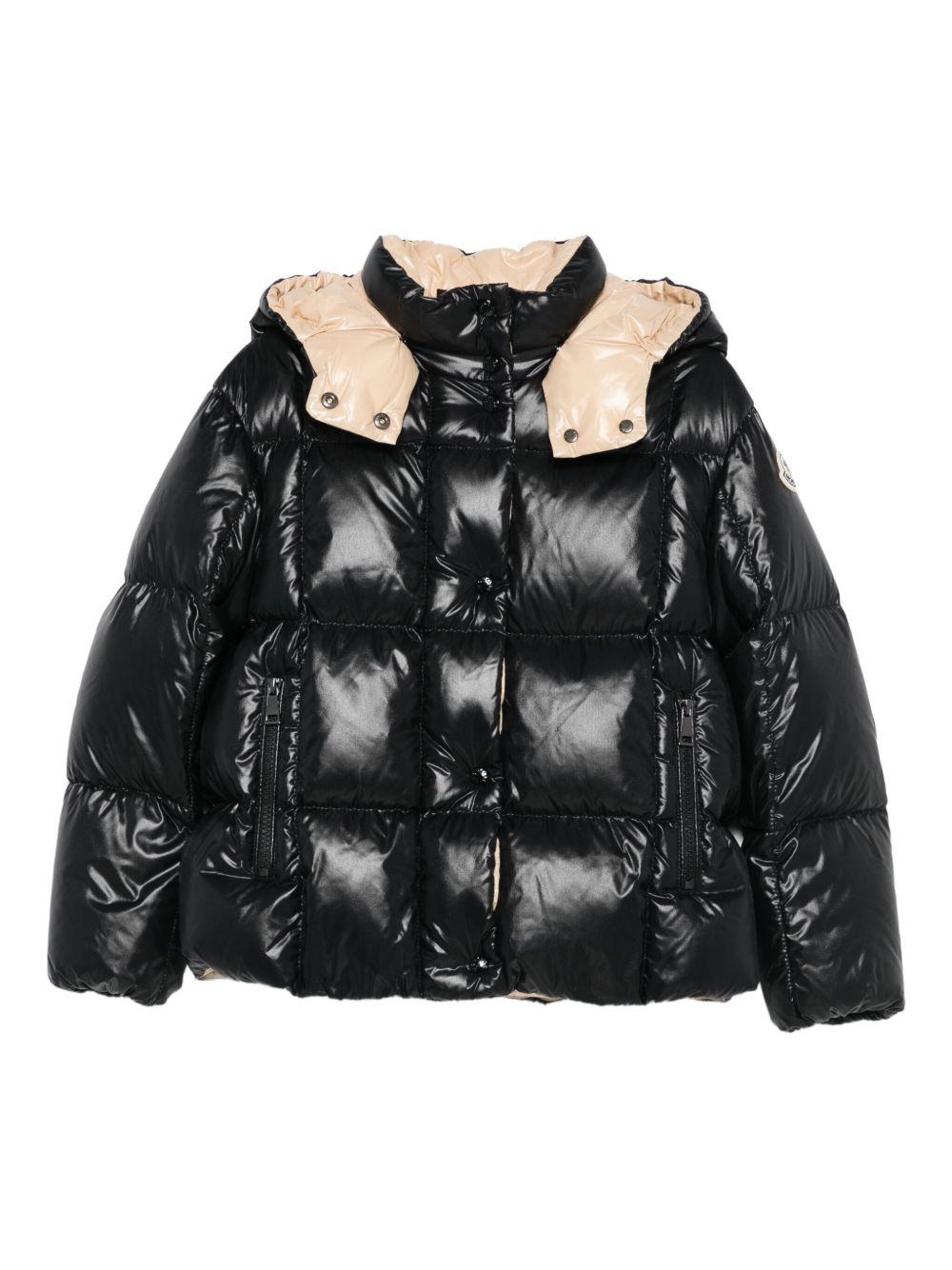 Giubbotto nero per bambino 9541A00044597Z8 992 Moncler Kids 
