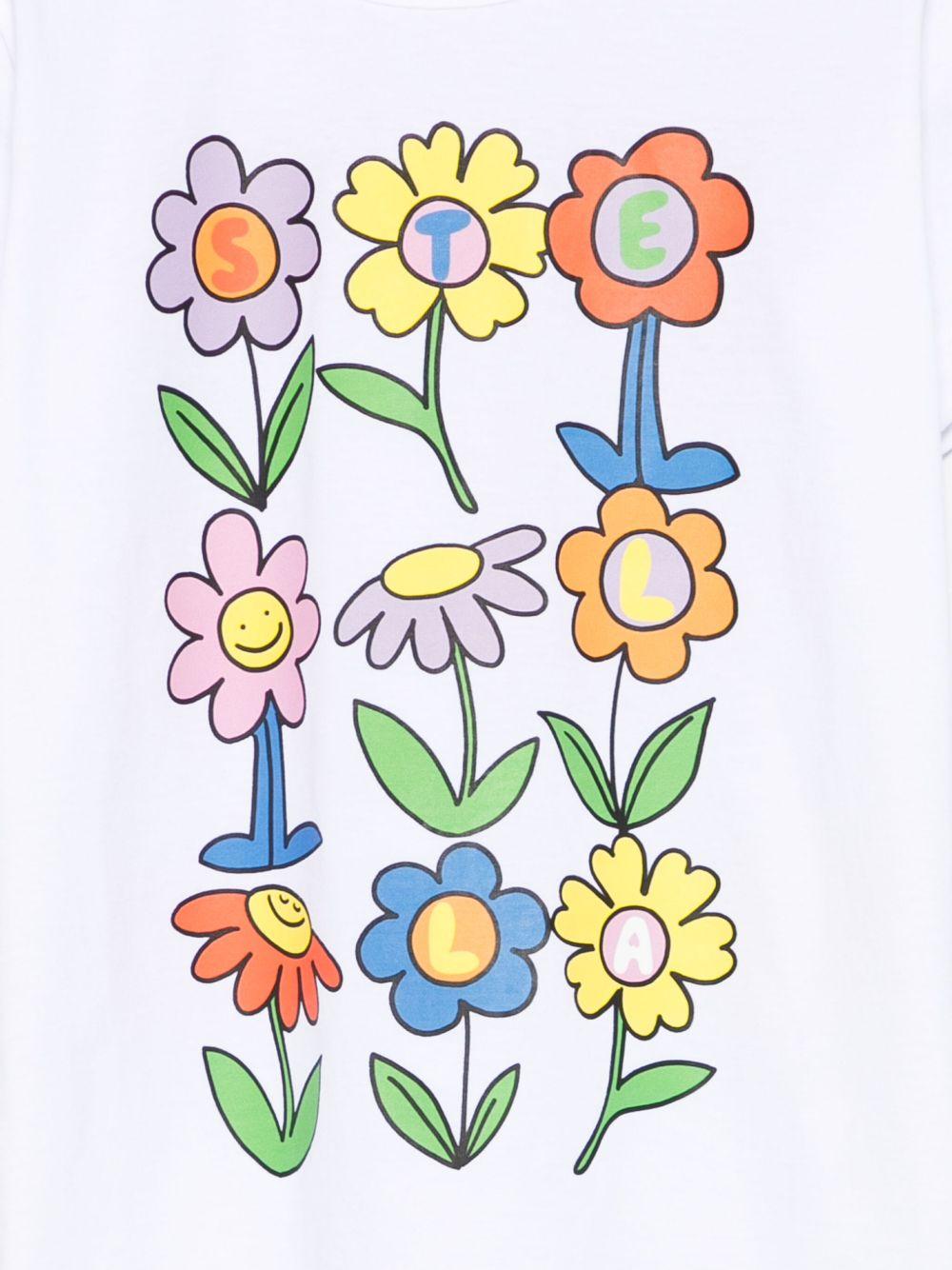 T-shirt bianco per bambina