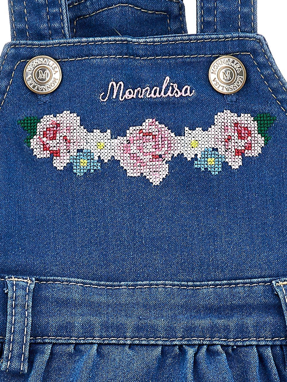 Abito in jeans per neonata 39G7047017 0055 Monnalisa Kids 