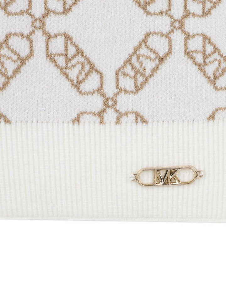 Sciarpa bianca/oro per bambina R30536 117 Michael Kors Kids 