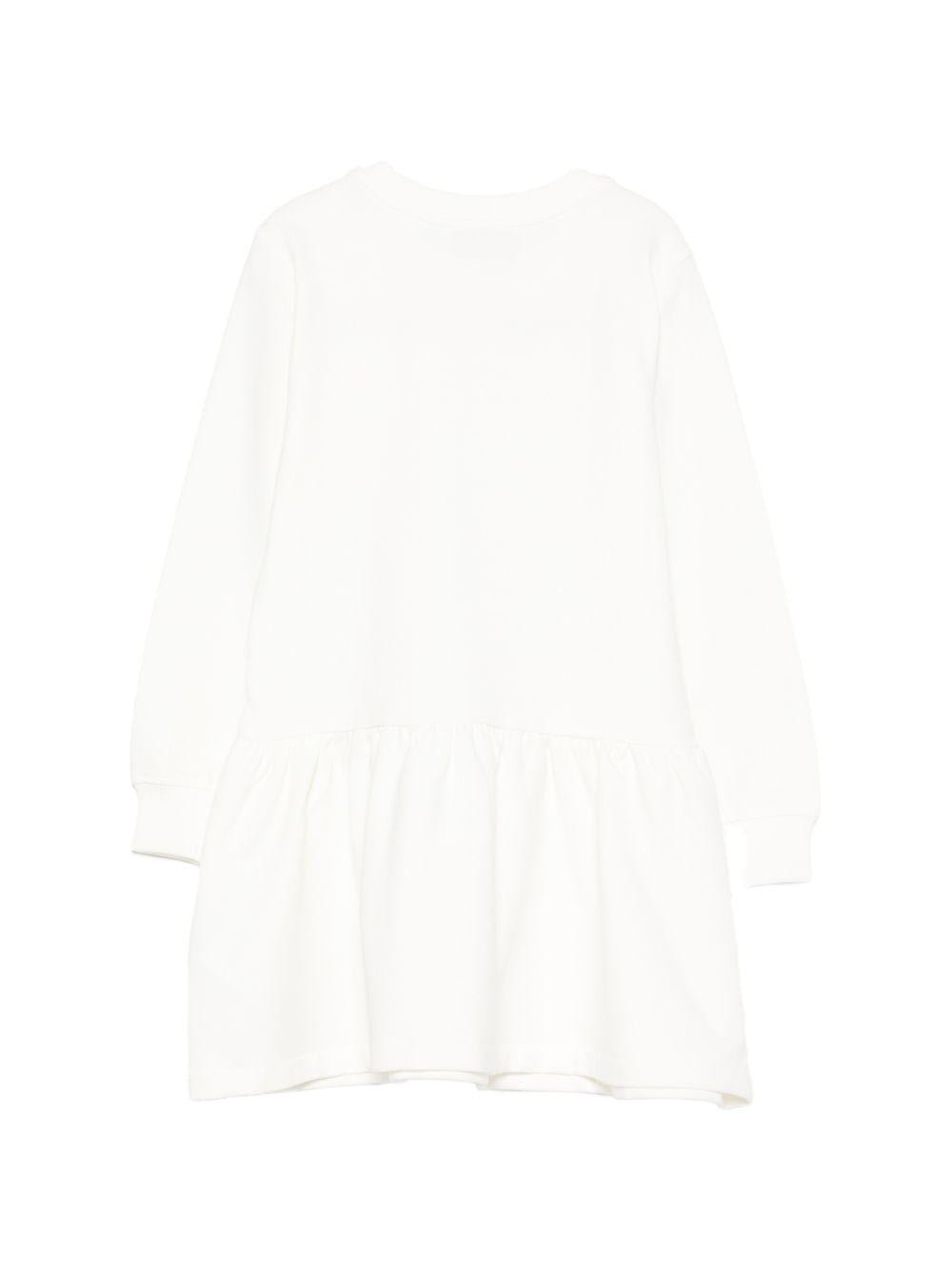 Abito bianco per bambina HAV0H7LDA63 10063 Moschino Kids 
