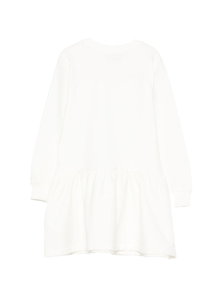 Abito bianco per bambina HAV0H7LDA63 10063 Moschino Kids 