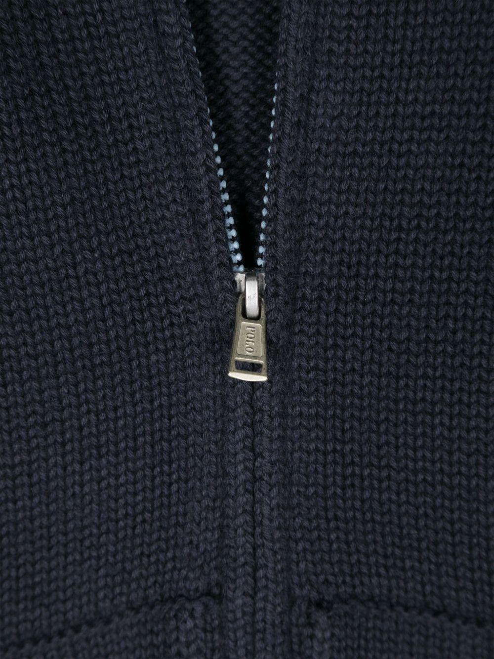 Cardigan blu navy per bambino 322799411 025 Ralph Lauren Kids 