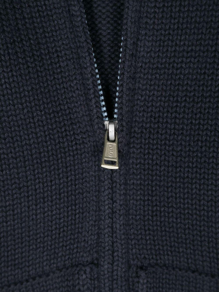 Cardigan blu navy per bambino 322799411 025 Ralph Lauren Kids 