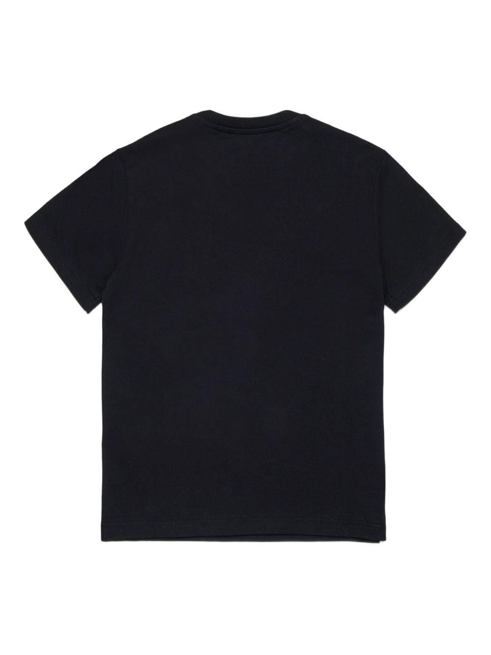 T-shirt nera per bambino