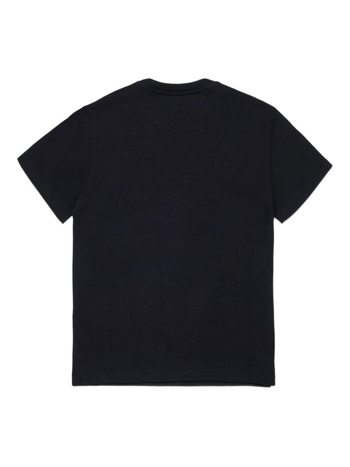 T-shirt nera per bambino