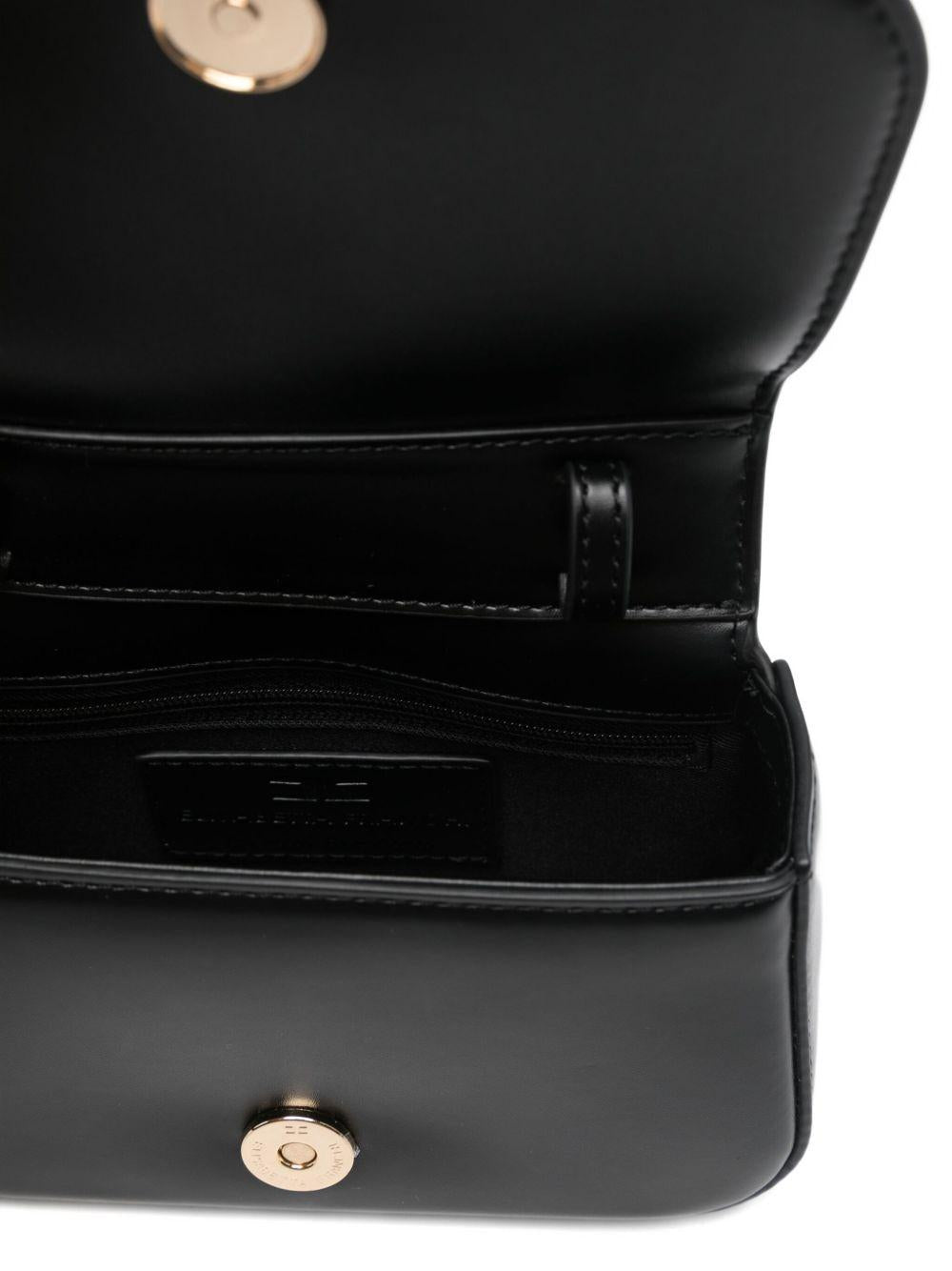 Borsa nera per bambina EFBO107CTV025 N000 Elisabetta Franchi Kids 