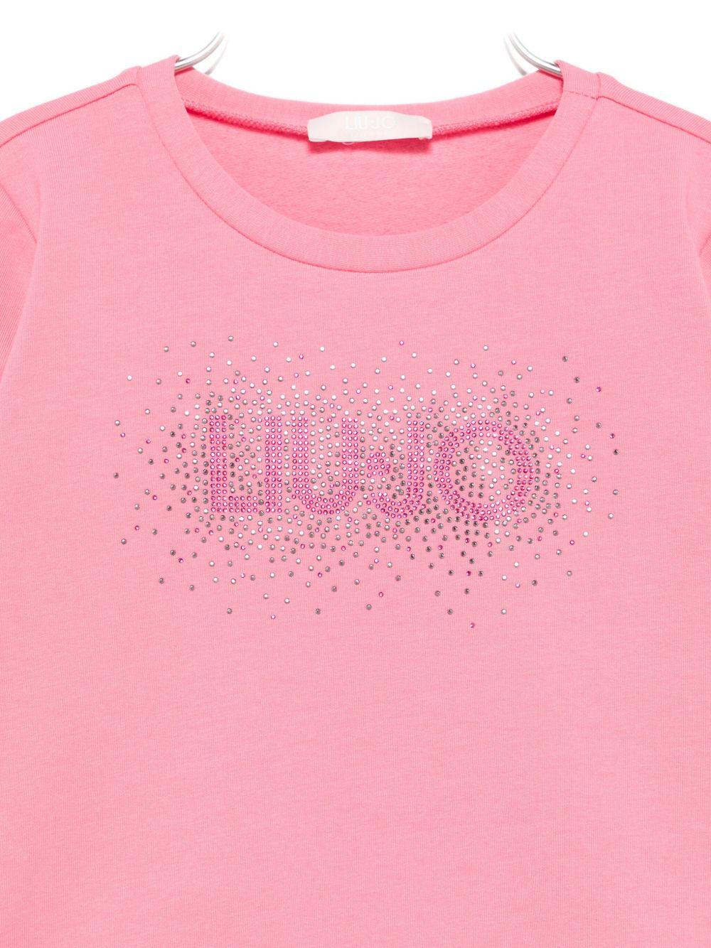 Felpa rosa per bambina KF5001F0724 61723 Liu Jo 