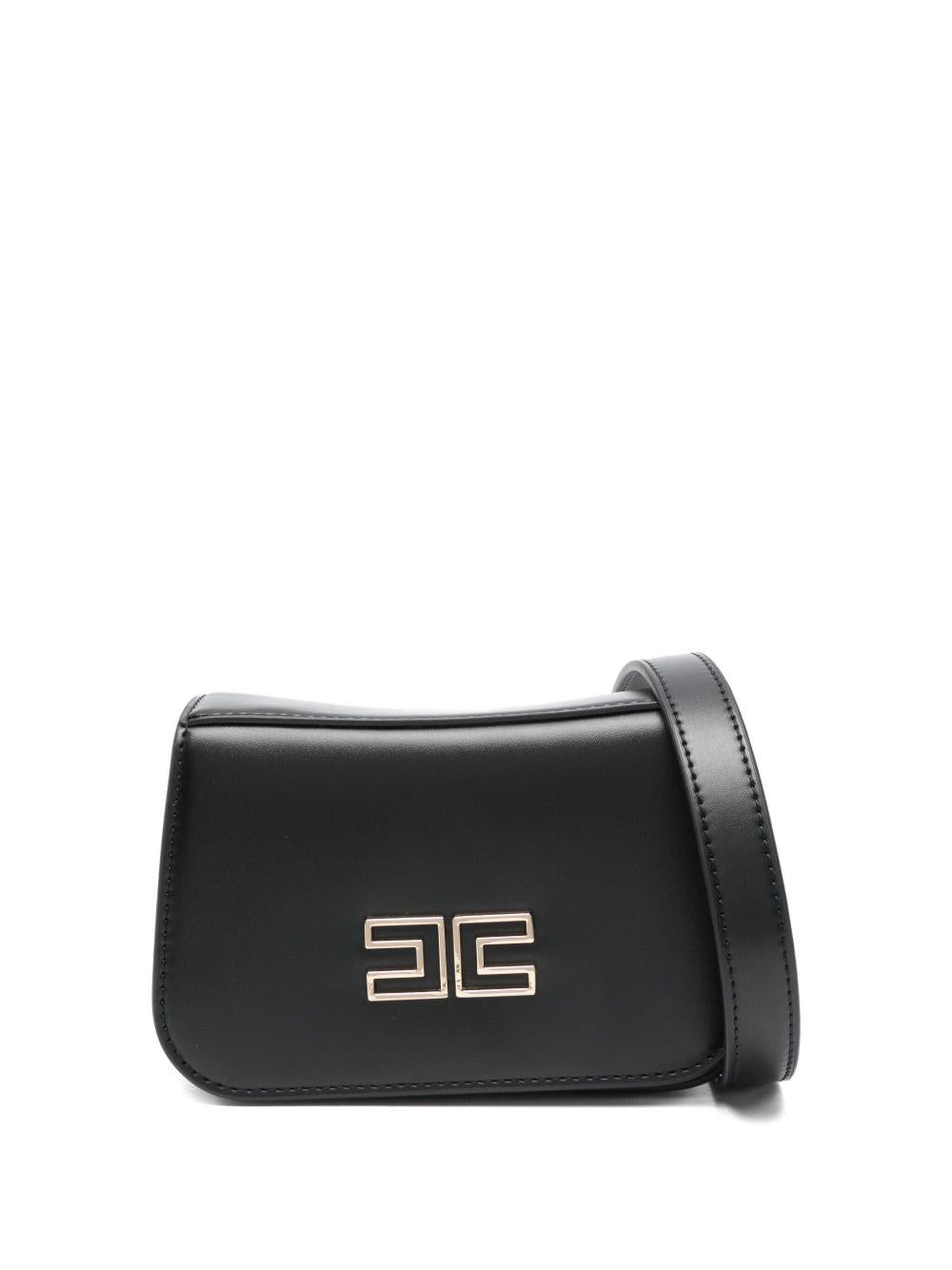 Borsa nera per bambina EFBO107CTV025 N000 Elisabetta Franchi Kids 