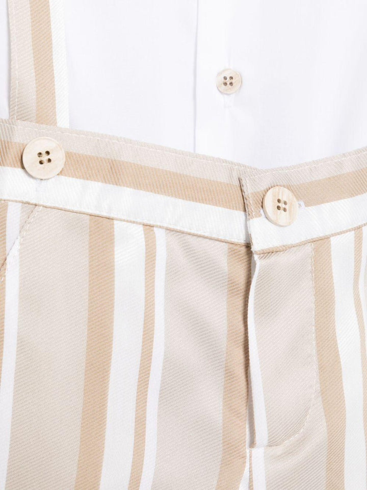Completo elegante beige chiaro per bambino