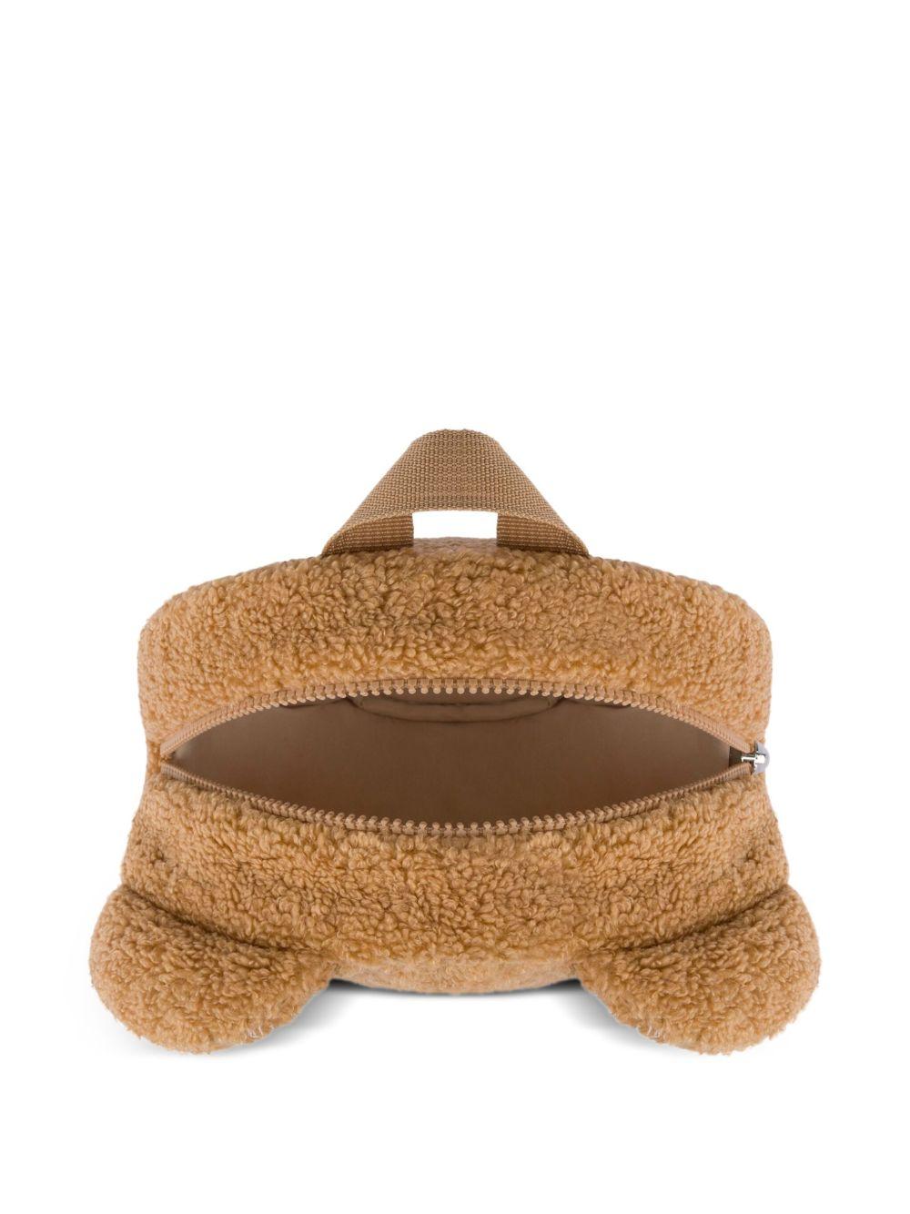 Zaino marrone per bambino MUX05ELIA00 20351 Moschino Kids 