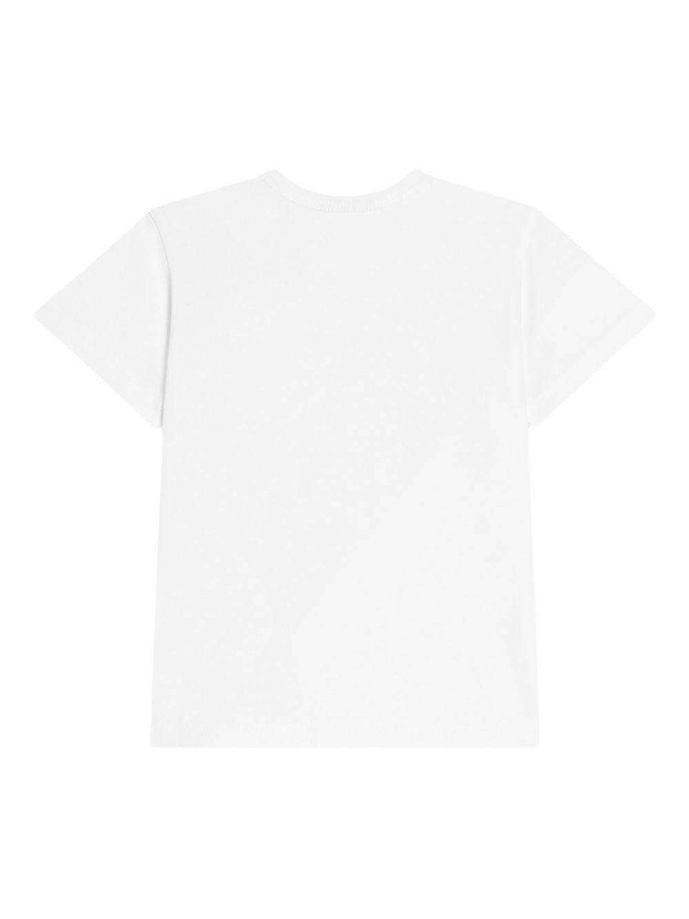 T-shirt bianca per neonato L1JT7TG7P1T W0800 Dolce & Gabbana Kids 