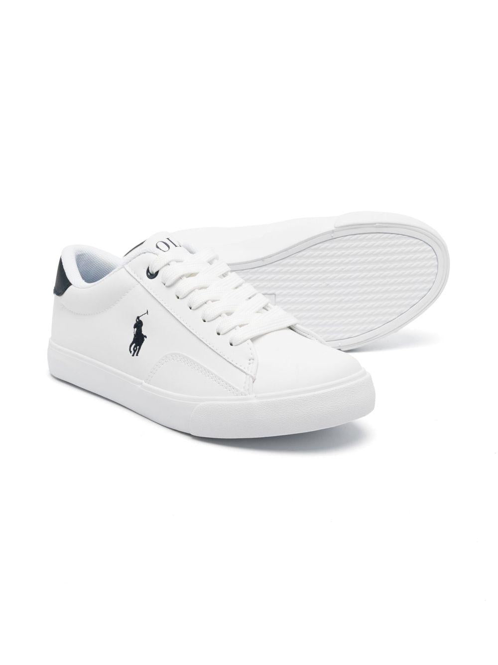 Sneakers bianche/blu per bambino RF104105 THE Ralph Lauren Kids 