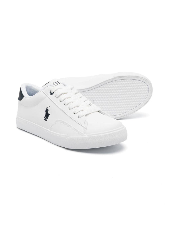 Sneakers bianche/blu per bambino RF104105 THE Ralph Lauren Kids 