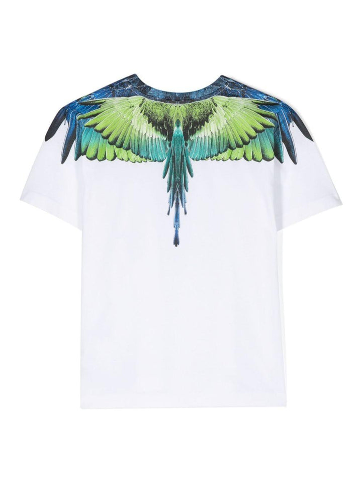 White t-shirt for boys with print
