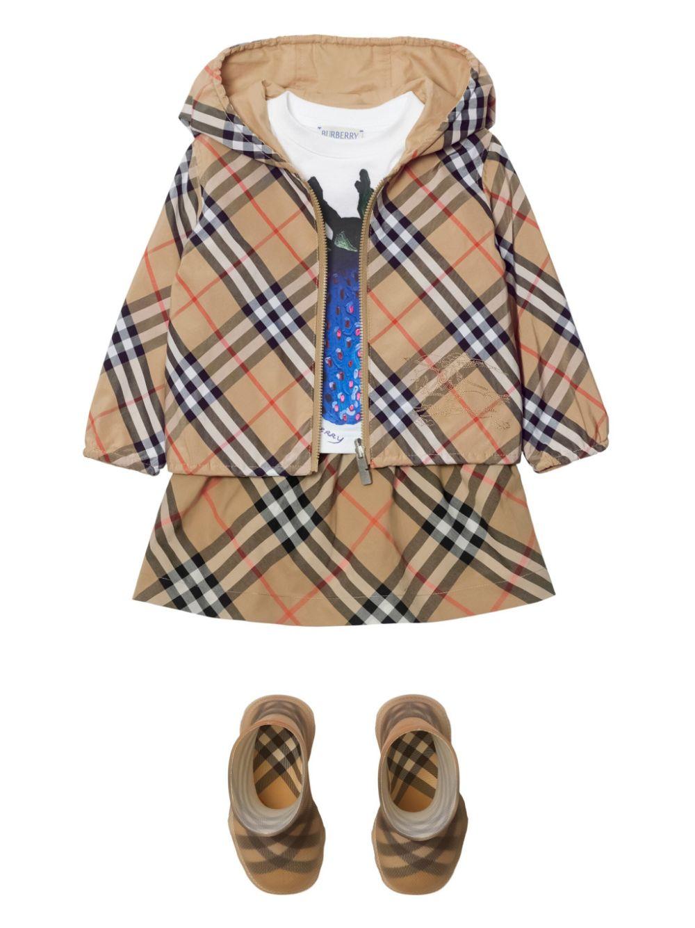 Gonna beige per neonata 8096416 B9368 Burberry Kids 