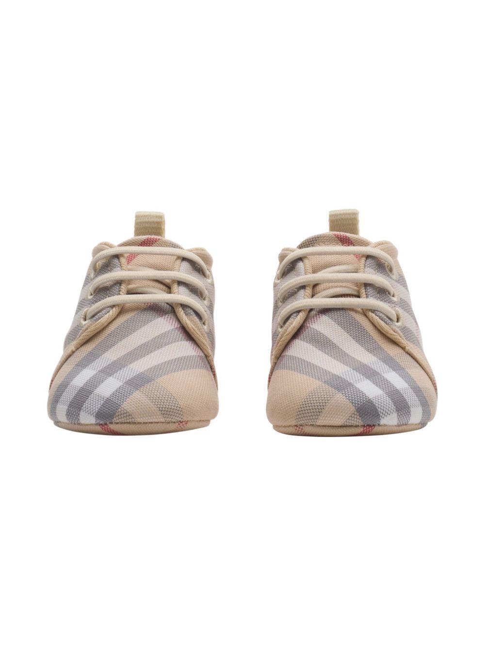 Scarpe beige sabbia per neonato 8108372 A2205 Burberry Kids 