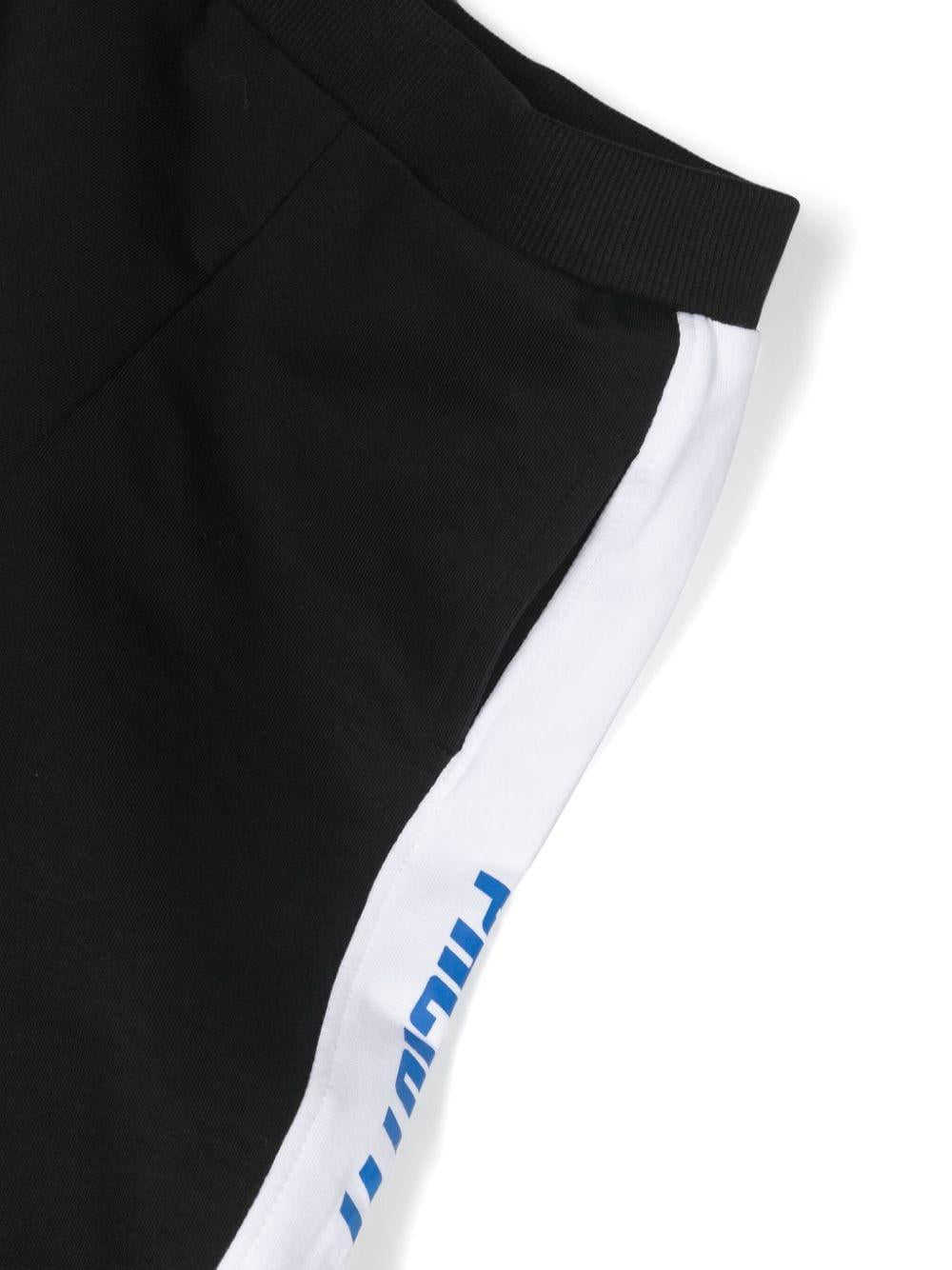 Black and white sports outfit for newborns