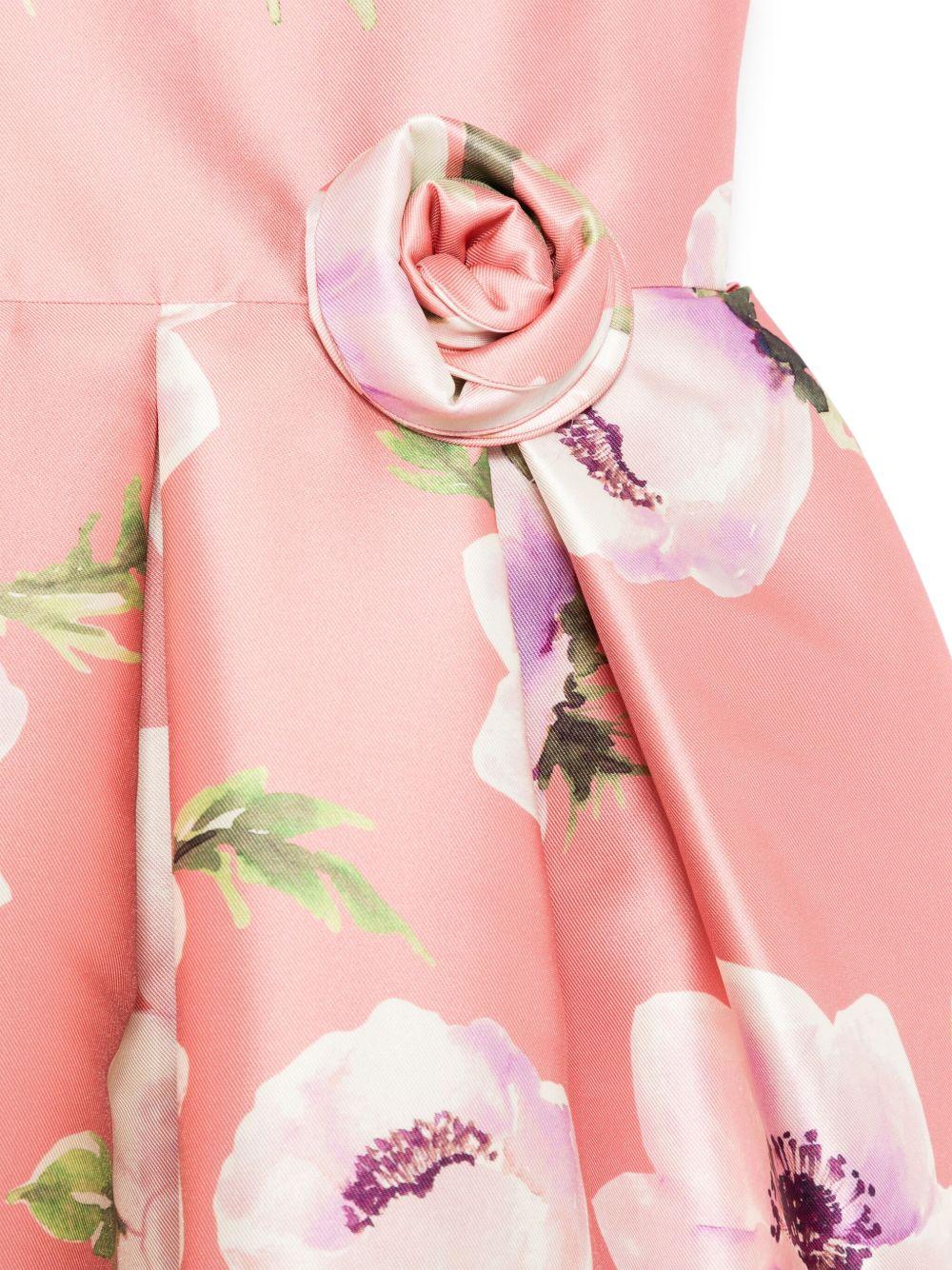 Abito rosa pesca per bambina