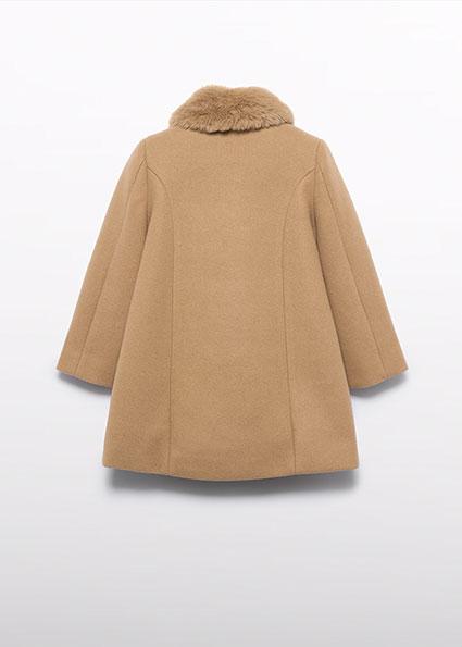 Cappotto marrone chiaro per bambina 5846 094 Abel & Lula 