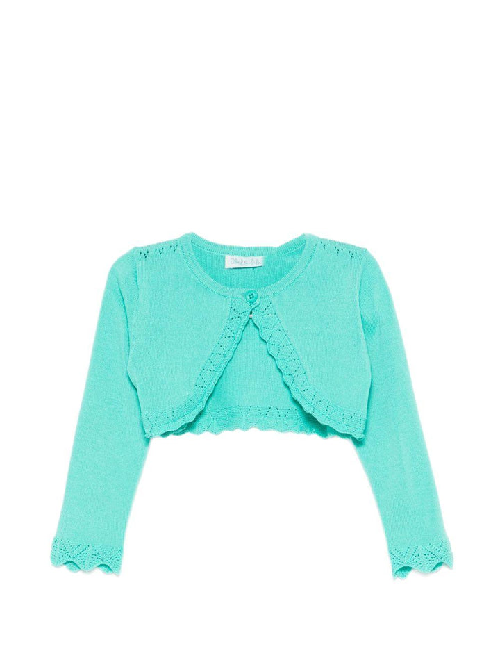 Cardigan verde per neonata 5301 030 Abel & Lula 