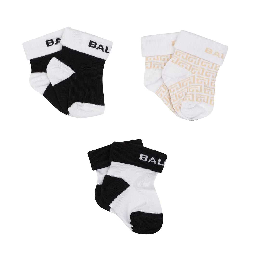 Calze multicolor per neonato BYB580Z0553 999 Balmain Kids 