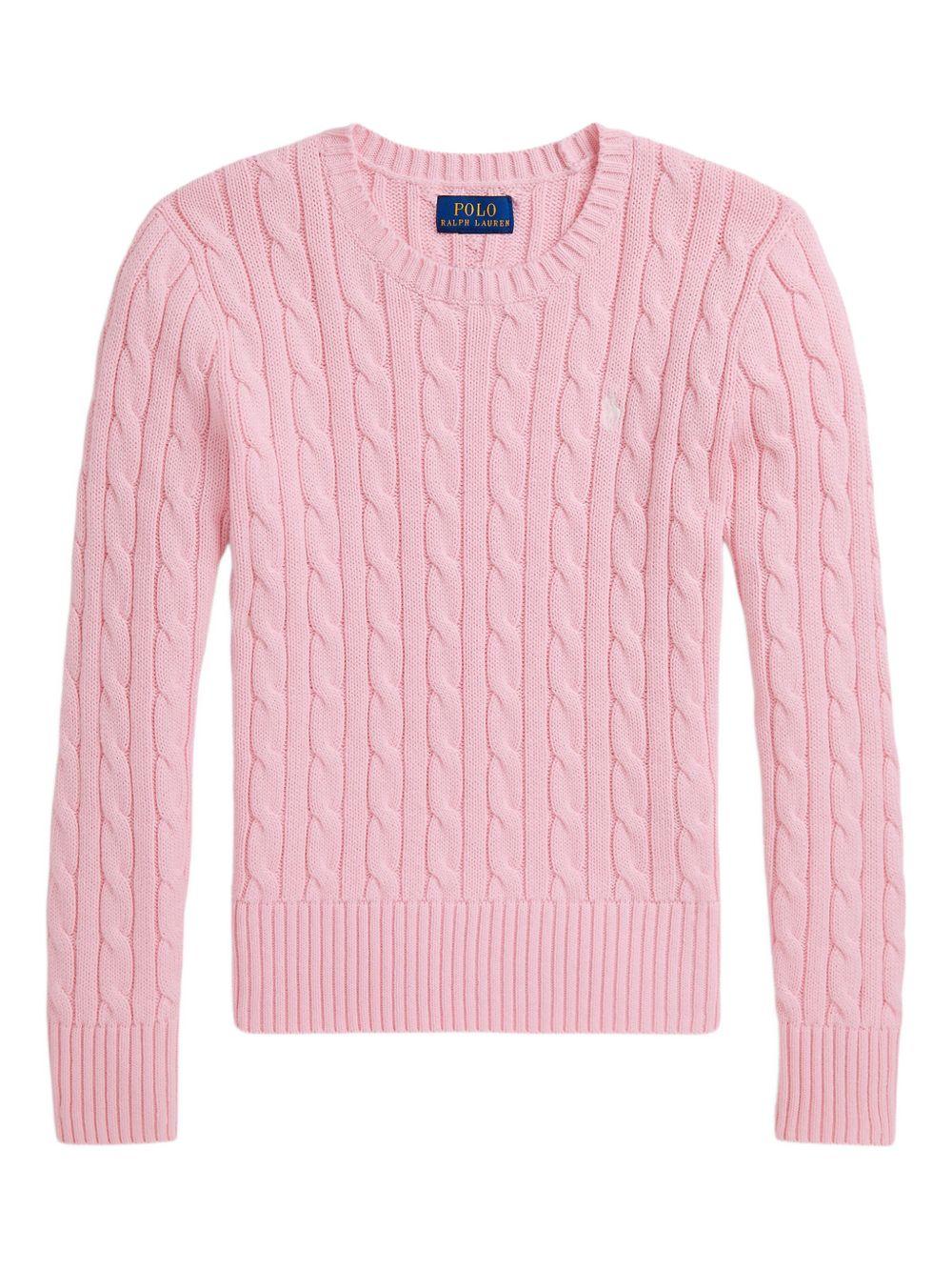 Maglione rosa per bambina 313901316 010 Ralph Lauren Kids 