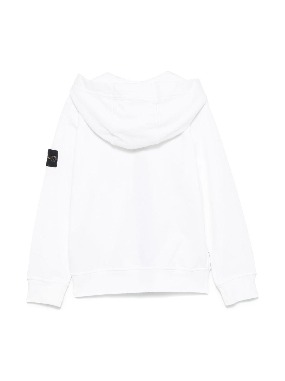 White sweatshirt for children