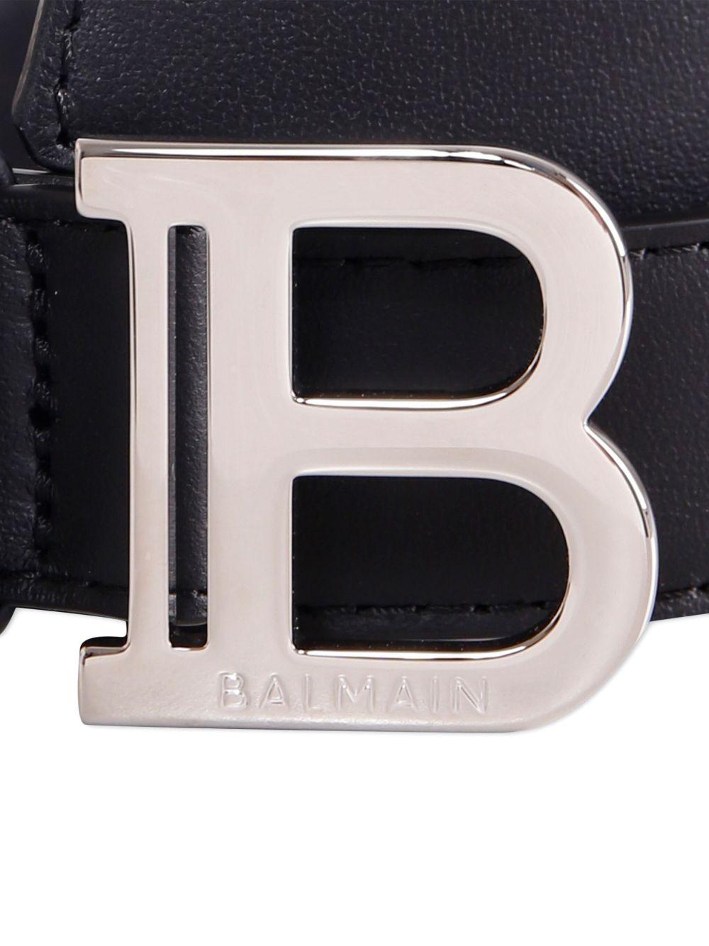 Cintura nera per bambino BX0P21Z1371 930AG Balmain Kids 