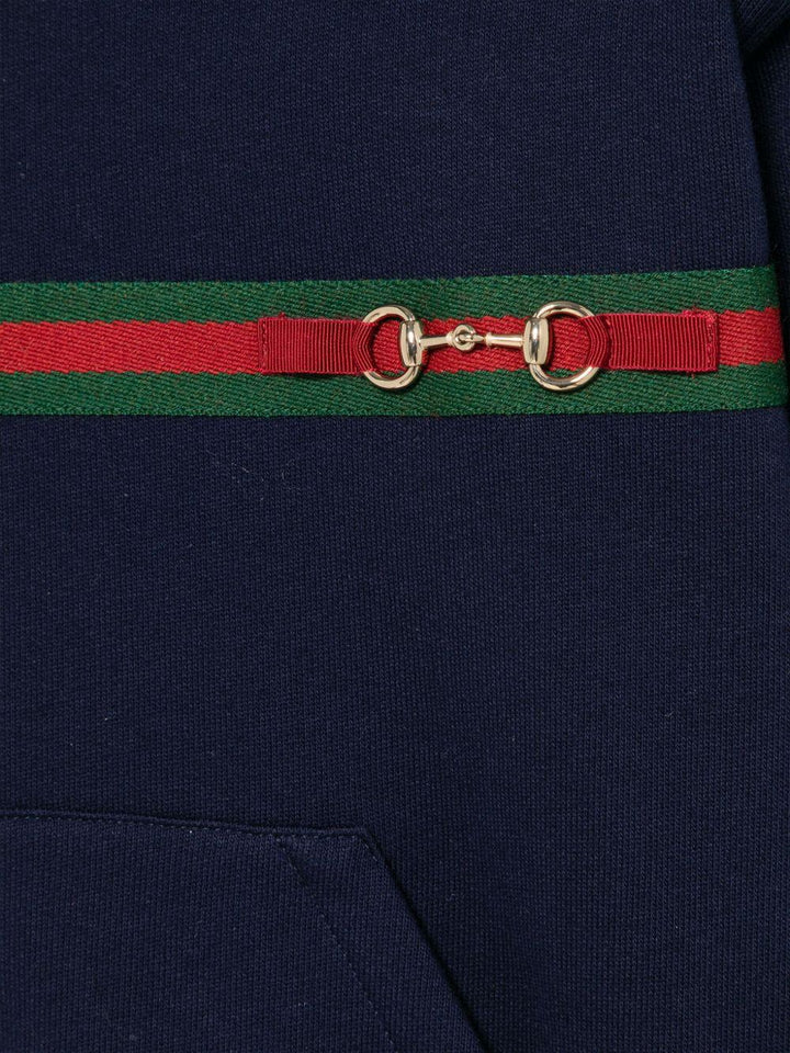 Felpa blu navy per bambino 787341XJHID 4780 Gucci Kids 