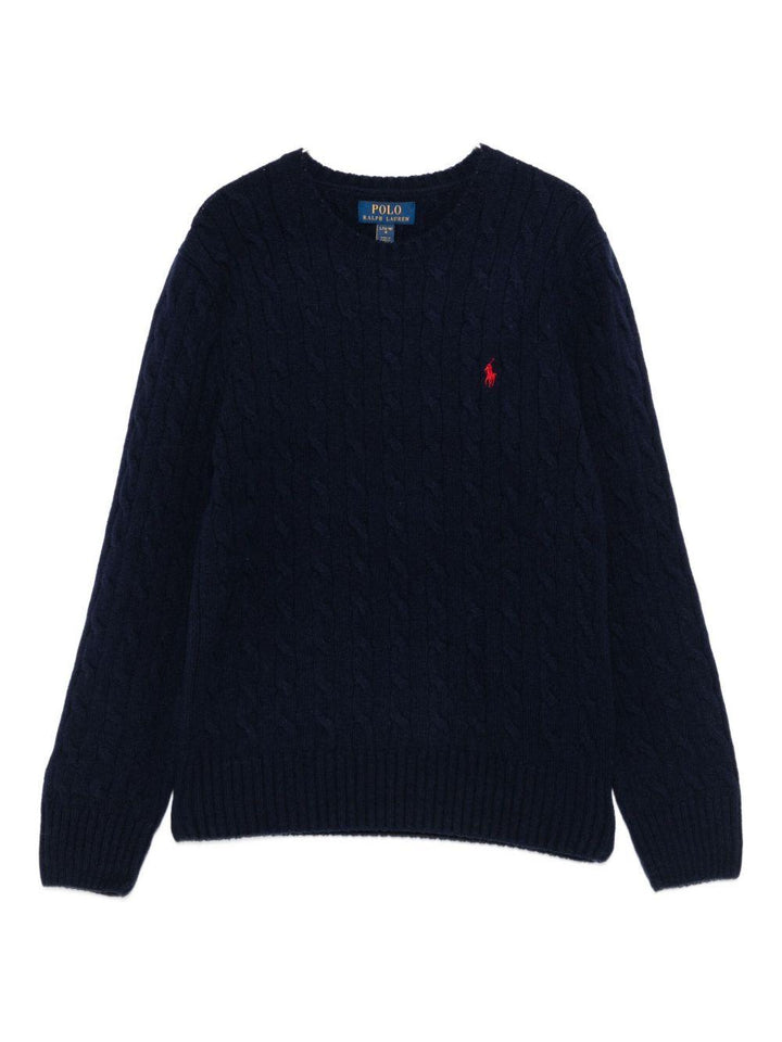Maglione blu navy per bambino 323877728 007 Ralph Lauren Kids 